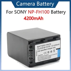 Camera Battery NP-FH100 NP FH100 Battery for Sony NP-FH70 FH50 FH30 DCR-SX40 SX40R A230 A330 A290 A380 A390 4200mAh