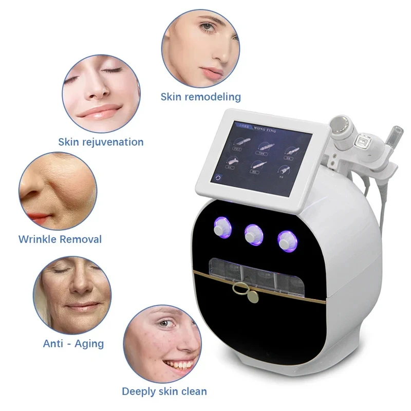 NEW Beauty Salon H2O2 Hydro Aaqua Peel Microdermabrasion Microcurrent Facial Lifting Hydra Dermabrasion Machine For Skin Peeling