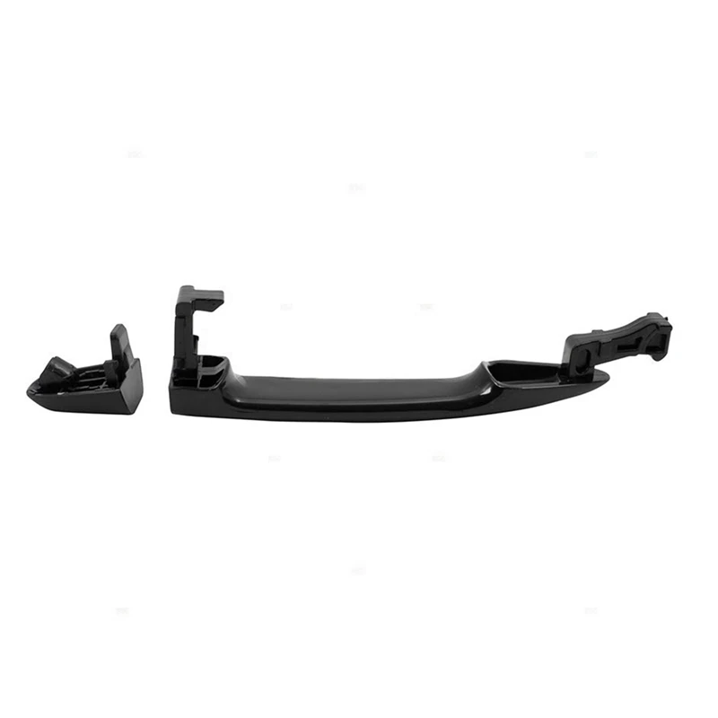 For Front Left/Right 2004-2012 Toyota Sienna Salsa Tacoma Black Outside Outer Door Handle W/Keyhole 2004 2005 2006 2007 2008 200