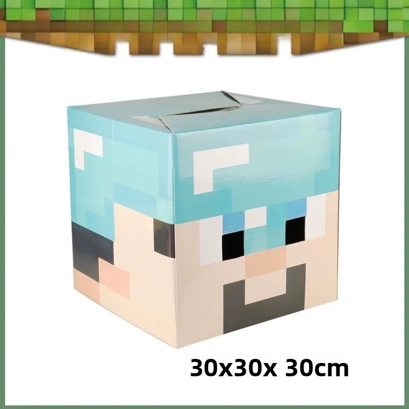 ماينكرافت ستيف كوسبلاي أغطية الرأس الزاحف لعب الأدوار أزياء هود الدعائم أنيمي بكسل ورقة قناع نموذج هدايا عيد الهالوين #4