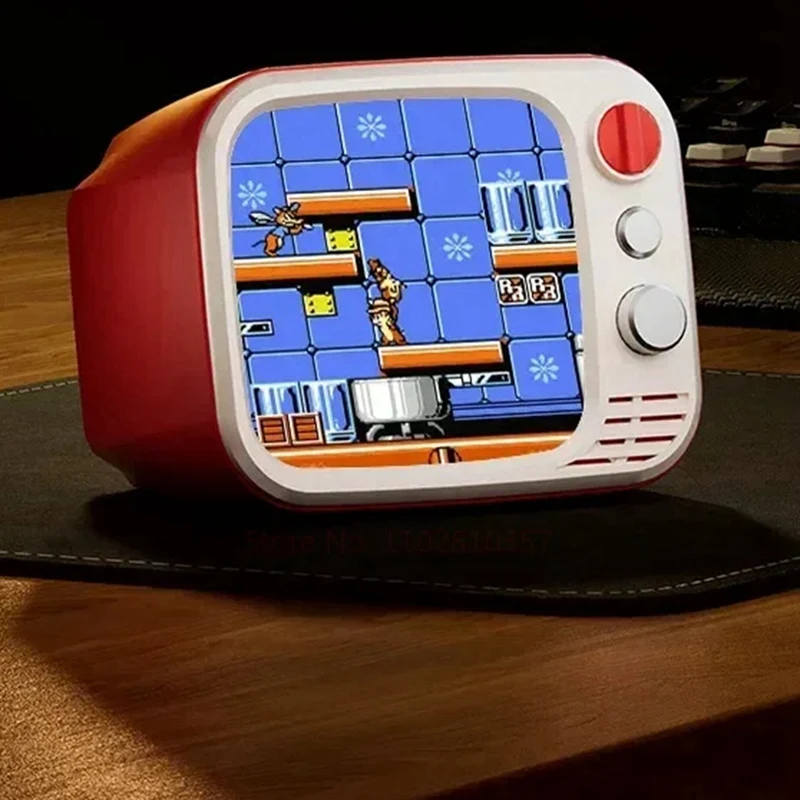 H7 레트로 향수 TV 게임 콘솔, 3.5 인치 스크린 740 클래식 게임 듀얼 플레이어, 향수 홈 TV 게임 컨트롤러