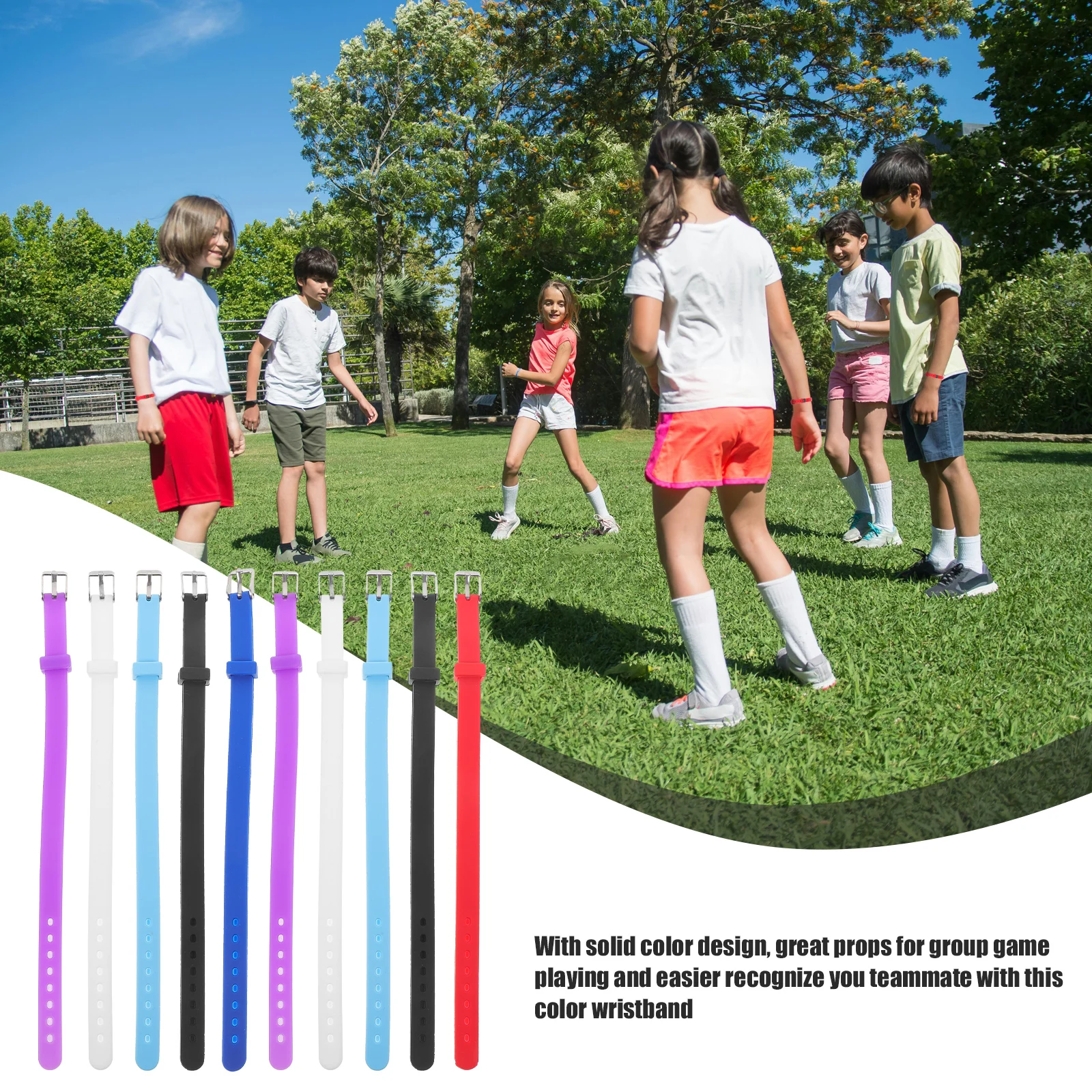 

14 pcs Silicone Wristbands Silicone Bracelet Wrist Band Durable Flexible Bracelet Party Gift Team Accessory