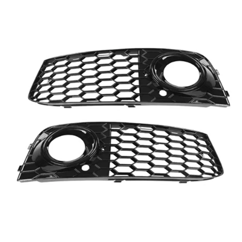 المصد الأمامي للسيارة شبكة خفيفة للضباب غطاء مصبغة 8KD807682 8KD807681 Foraudi A4 B8 2009-2012 غطاء خفيف للضباب