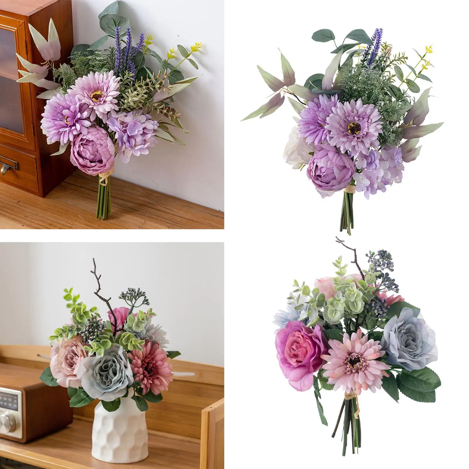 

Свадебный букет невесты Элегантный портативный романтический домашний декор Поддельные цветы для вечеринки День святого Валентина Выпускная церемония Юбилей