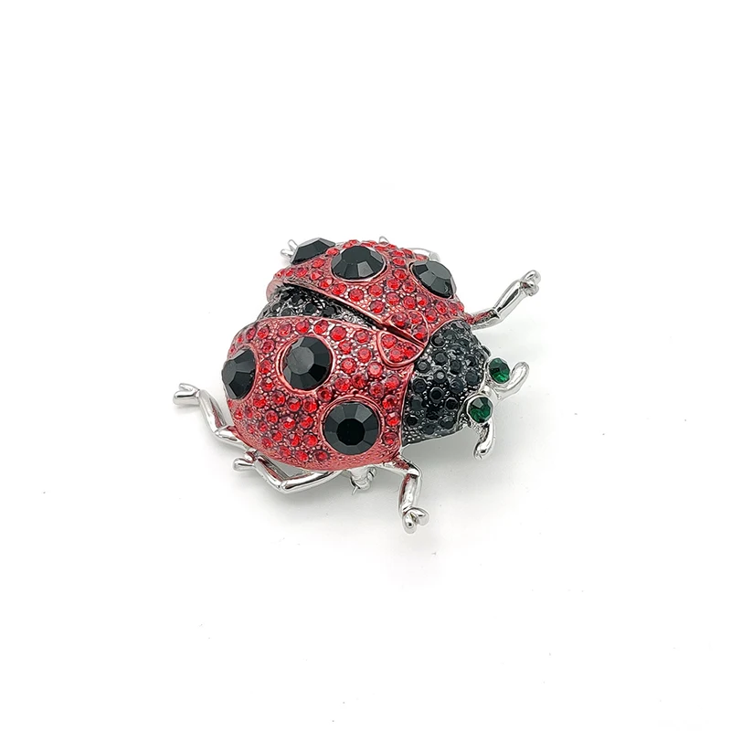 PD BROOCH 2022 New Animal Ladybug High-end Exquisite Japanese Korean Fashion Brooch Clothing Accessories Wholesale Cute Jewelry