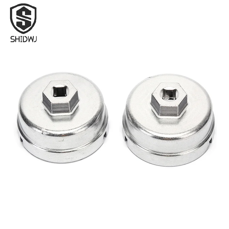 1 pz filtro olio chiave a tazza in alluminio tappo alloggiamento strumento di rimozione chiave a tubo per Toyota Prius Corolla Rav4 Auris all'ingrosso