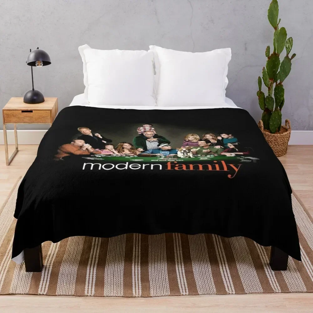 

Modern Family Throw Blanket Lightweight Warm Blanket for Indoor Outdoor Use