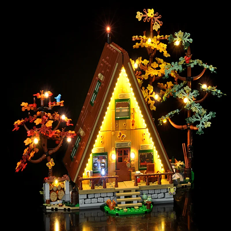 

Комплект светодиодных ламп LYBMTWF для модели A-Frame Cabin Block 21338 (строительные блоки в комплект не входят)