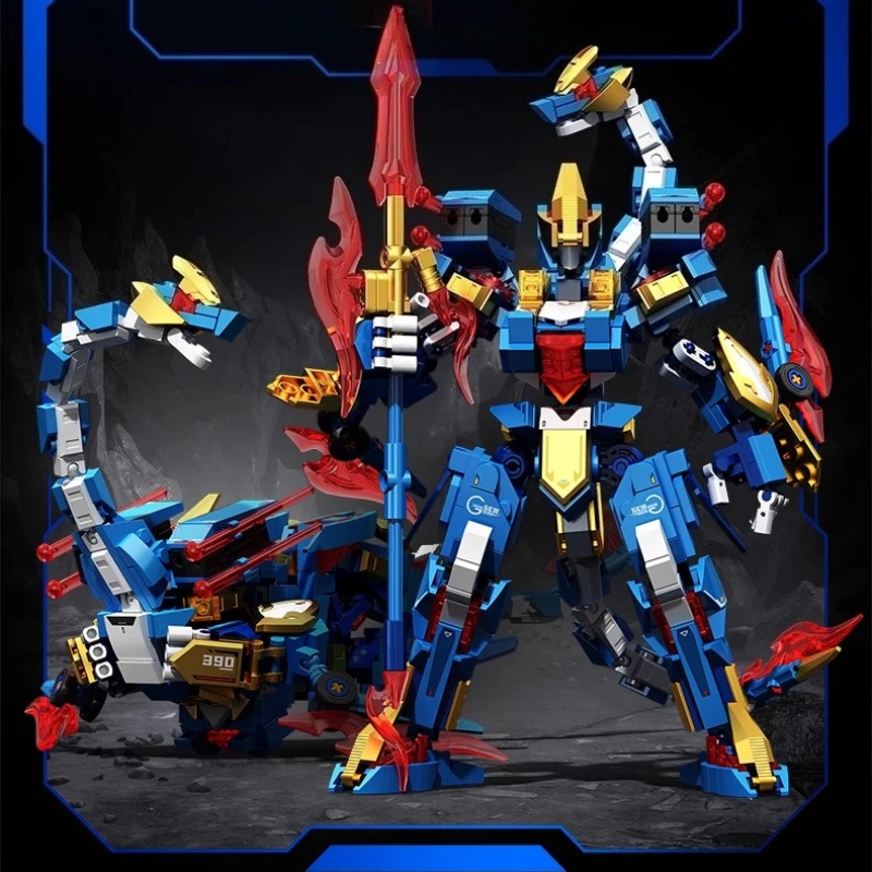 

SEMBO Deep Sea Emperor 103390, строительные блоки, мелкие частицы, собранные игрушечные украшения, деформированный мех, детский подарок на день рождения