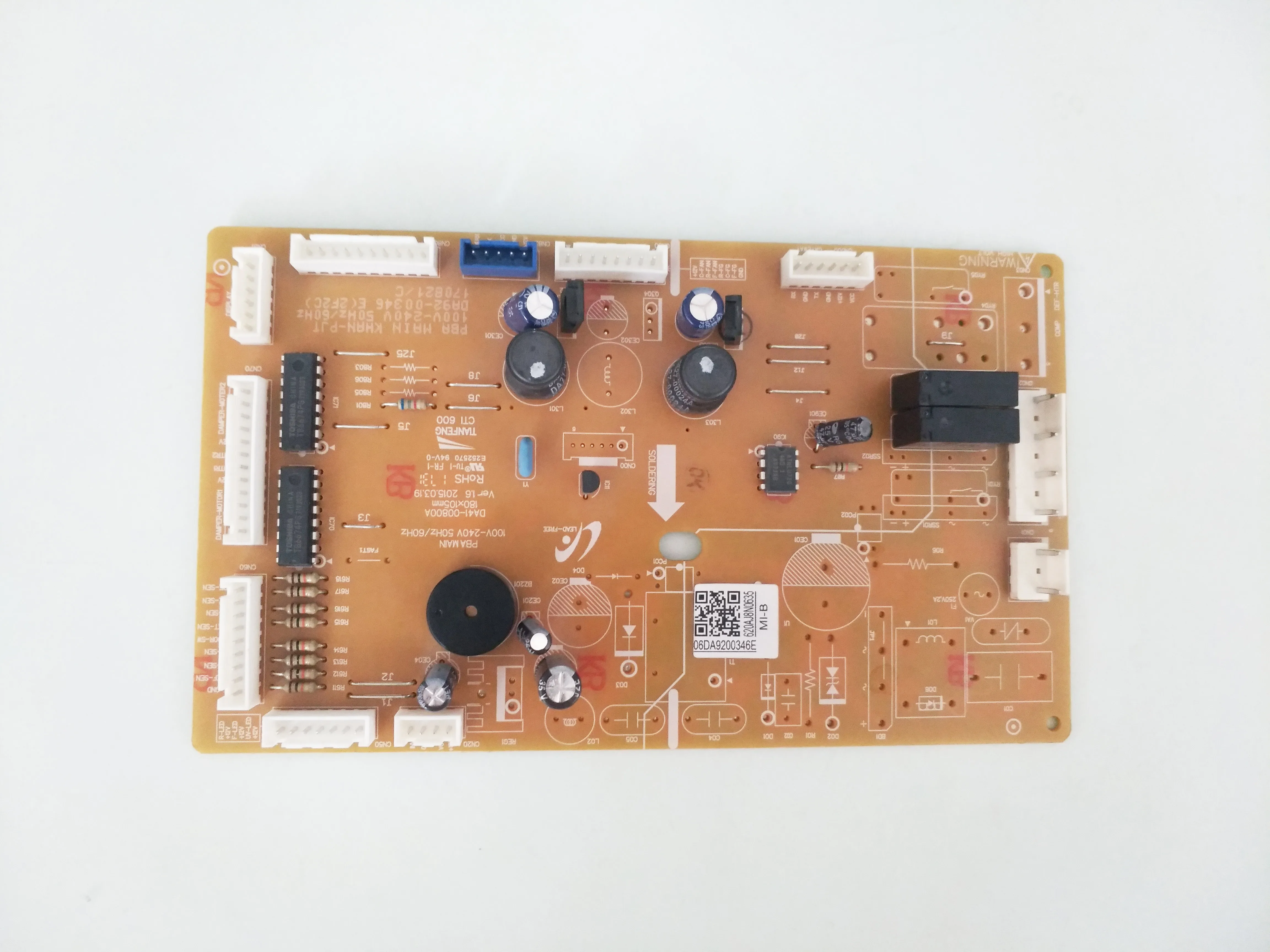 

DA41-00800A DA92-00346E DA4100800A DA9200346E is For Refrigerator Main Board PCB 620AJ8N0635 Motherboard PBA MAIN KHAN-PJT