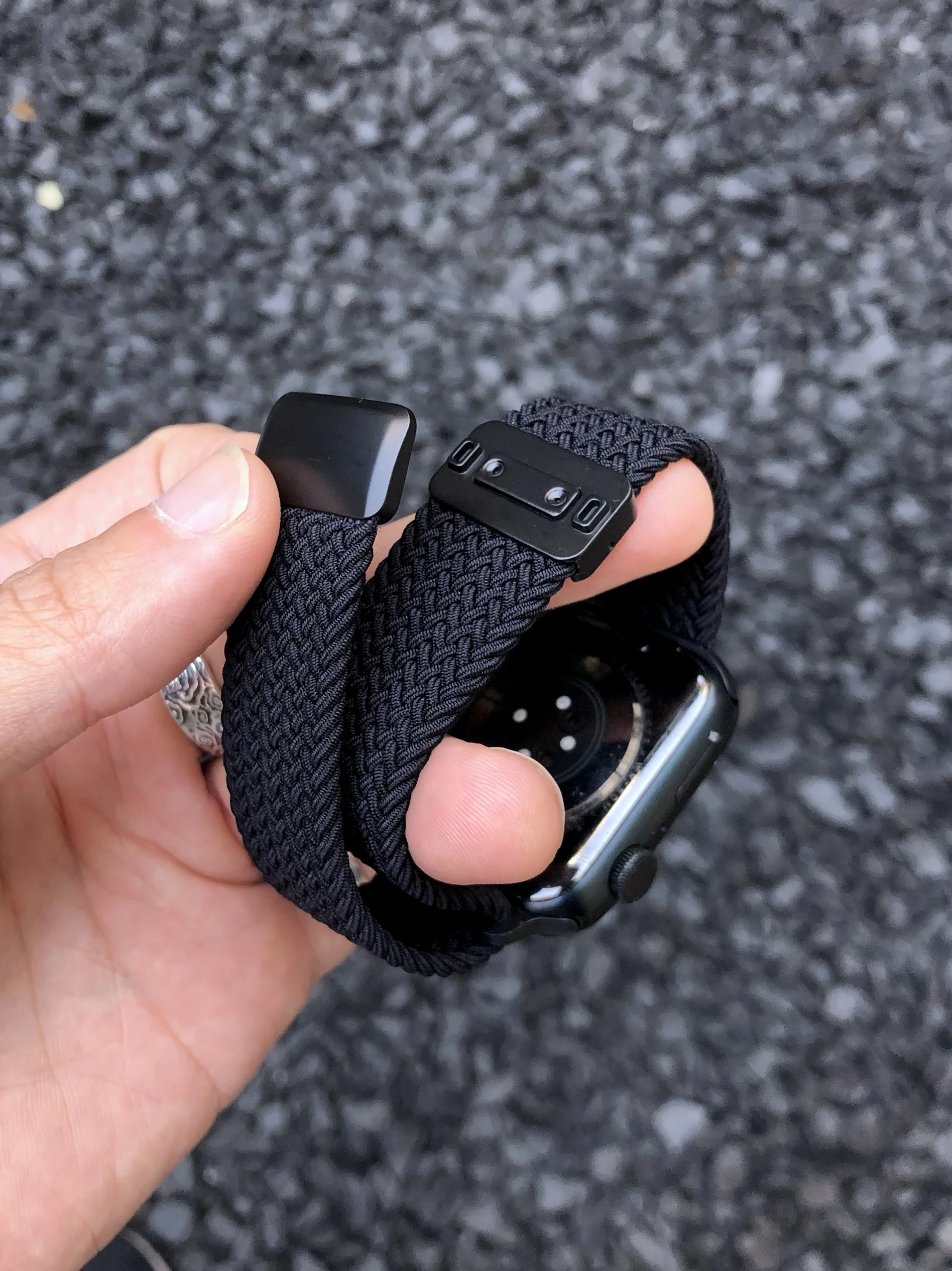 Kaker Storm Nylon Braided for Apple Watch iwatch Strap S10 Loop Magnetic Buckle 987 Autumn and Winter