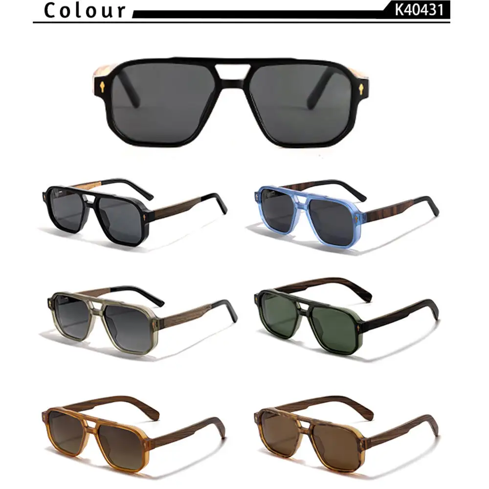 Thumbnail 4 - #41 Latest Wooden Frame Sunglasses Offers
