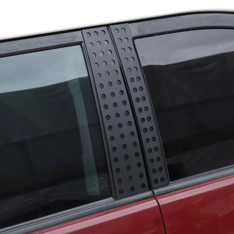 Adesivo per rivestimento del pilastro centrale del pilastro B del finestrino dell\'auto in lega di alluminio per accessori per auto Toyota FJ Cruiser