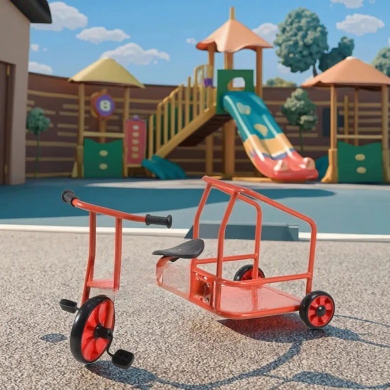 High quality Sideo baby balance bicycle steel plastic children's tricycle for kindergarten education