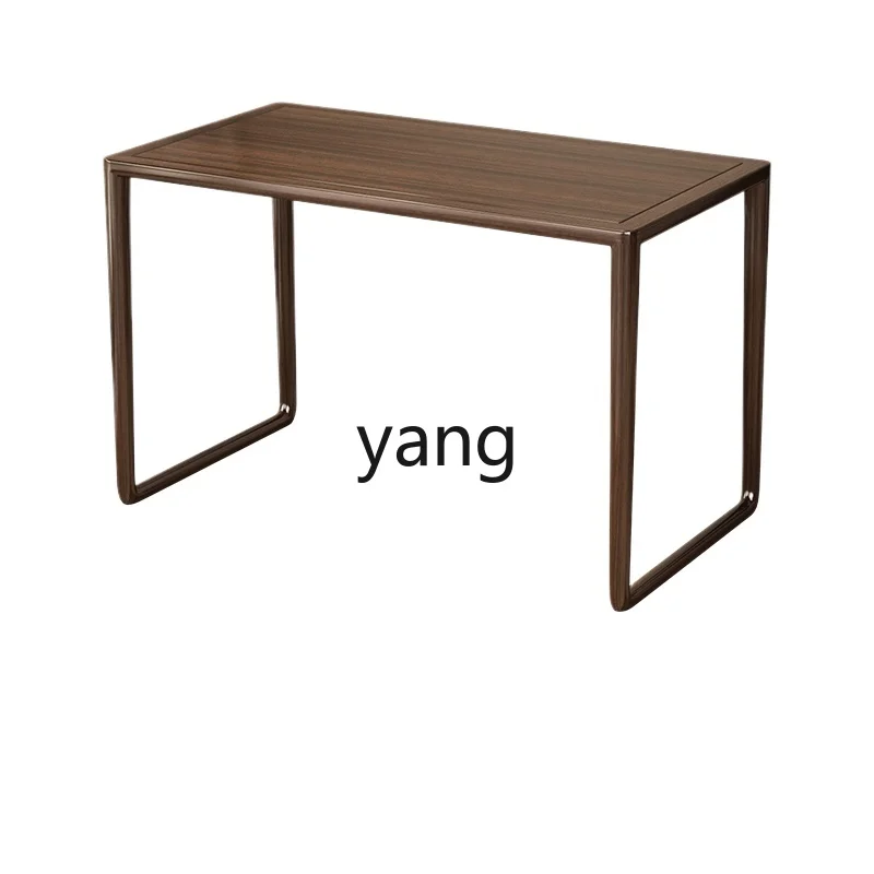 MM new Chinese tea table kettle integrated embedded home balcony office solid wood small tea table