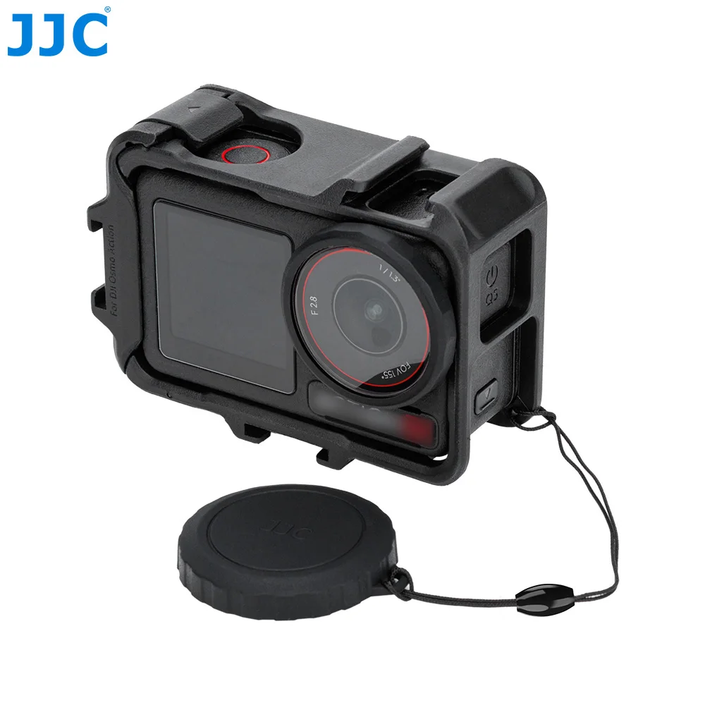 

JJC Lens Ring Lens Cap For DJI Osmo Action 5 Pro 4 3 Silicone Soft Lens Protector Lens Cover Action Camera Accessories