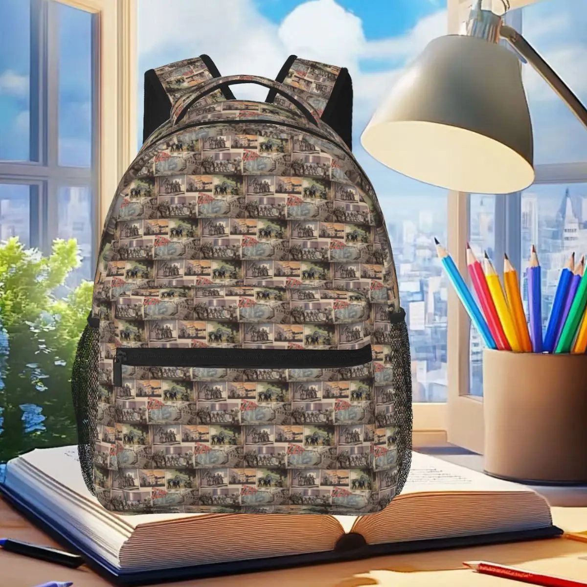 COD Zombies Kino Der Toten Loading Screen Backpack Student Boys Girls BookBag Kids School Bag Laptop Shoulder Bags for Men Women