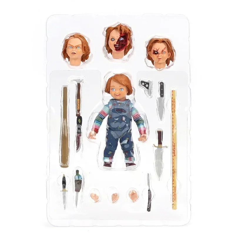 Neca Chucky Action Figure Child 'S Play Good Guys Ultieme Variant Chucky Film Rolfiguur Model Horror Pop Speelgoed Halloween Cadeau