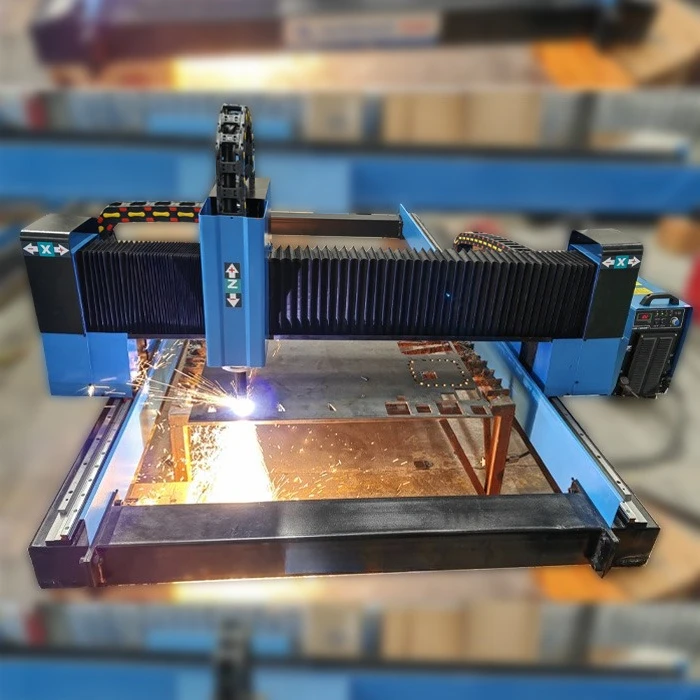 Numerical control 3-axis detachable plasma cutting and drilling machinery