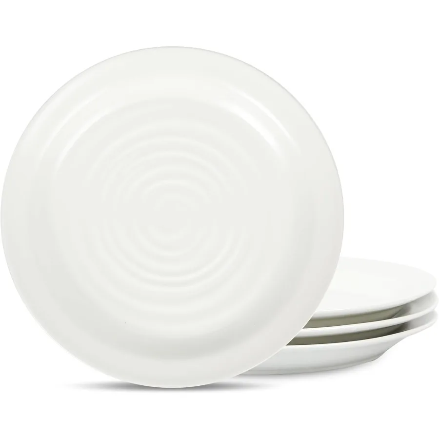 

Orbit 4Piece Dinner Plate Set Stoneware White