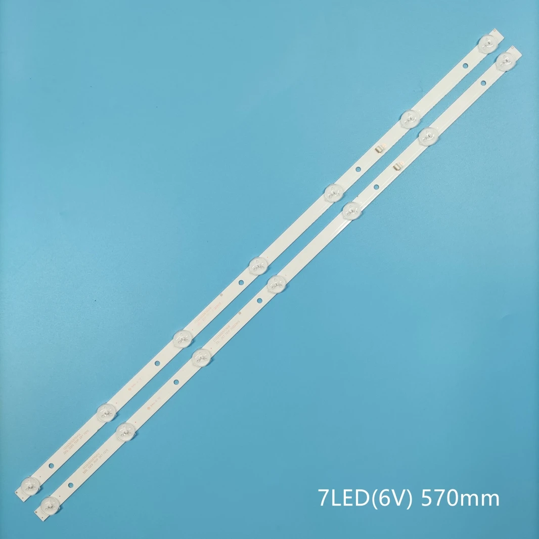 

570mm TV Lamps Kit LED Backlight Strips For DIGMA DM-LED32R201BT2 LED Bars Bands CC02320D570V02 Rulers CC02320D570V12 CV315PW07S