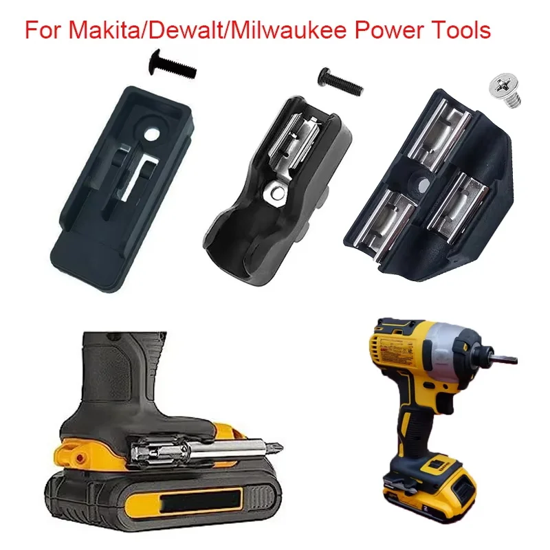 1/2/3/4Pcs Bit Holder Screwdriver Holder With Screws For Makita/Dewalt/Milwaukee Cordless Drills Power Tool Accessories