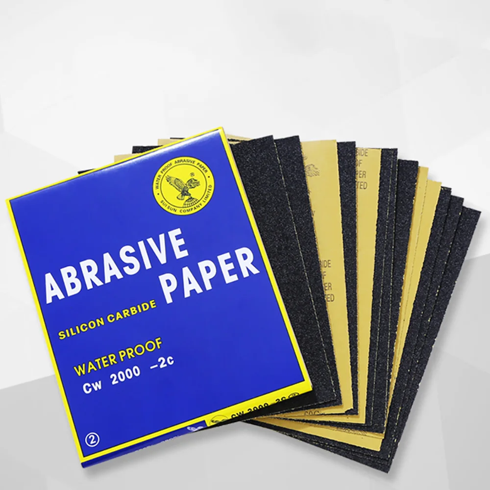 1/10/20Pcs/Set Wet & Dry Sandpaper Sheet 280x230mm 60‑5000 Grit Polishing Tool for Automotive Wood Metal Plastic Abrasive Work