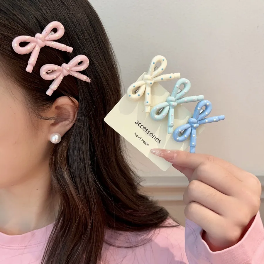 Cute and traceless hair hairpin 2025 new headwear all-match design clip bb clip fashionable cartoon hair hairpin for women - Detail 1