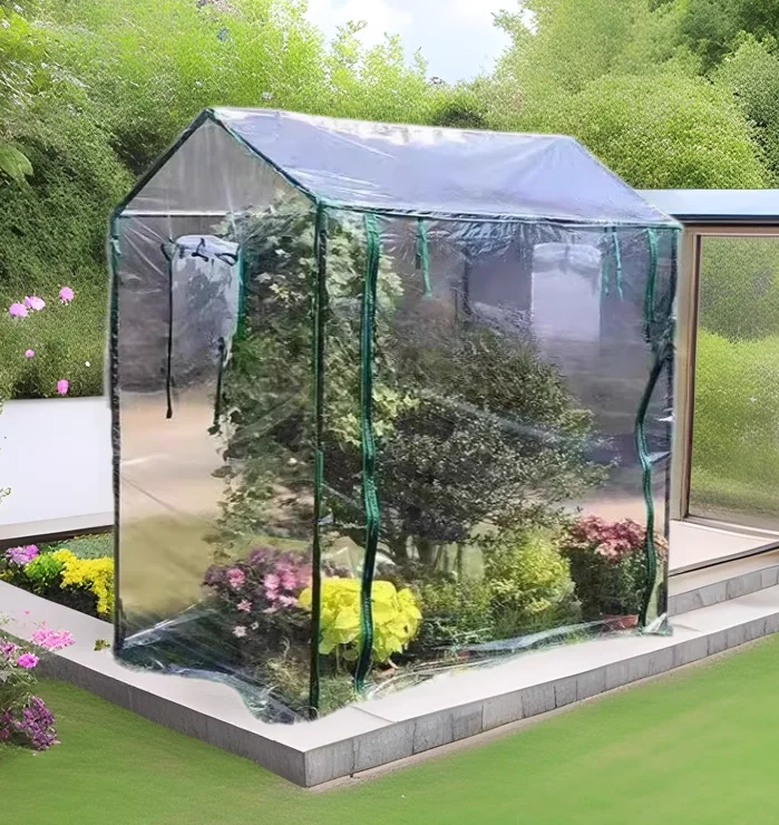 

Для дома, садоводства, крышка для теплицы, теплица из ПВХ, 100x50x150 см, теплица из алюминиевой фольги, достаточный пространство для выращивания, удобный доступ