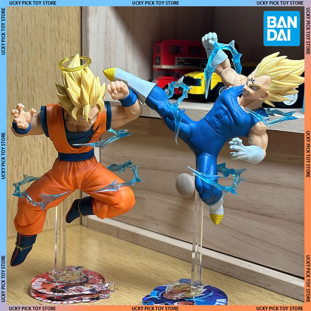 

Bandai BANPRESTO Dragon Ball Z Match Makers Super Saiyan Son Goku Vegeta PVC Action Figure - Anime Collectible Model Toy Gifts