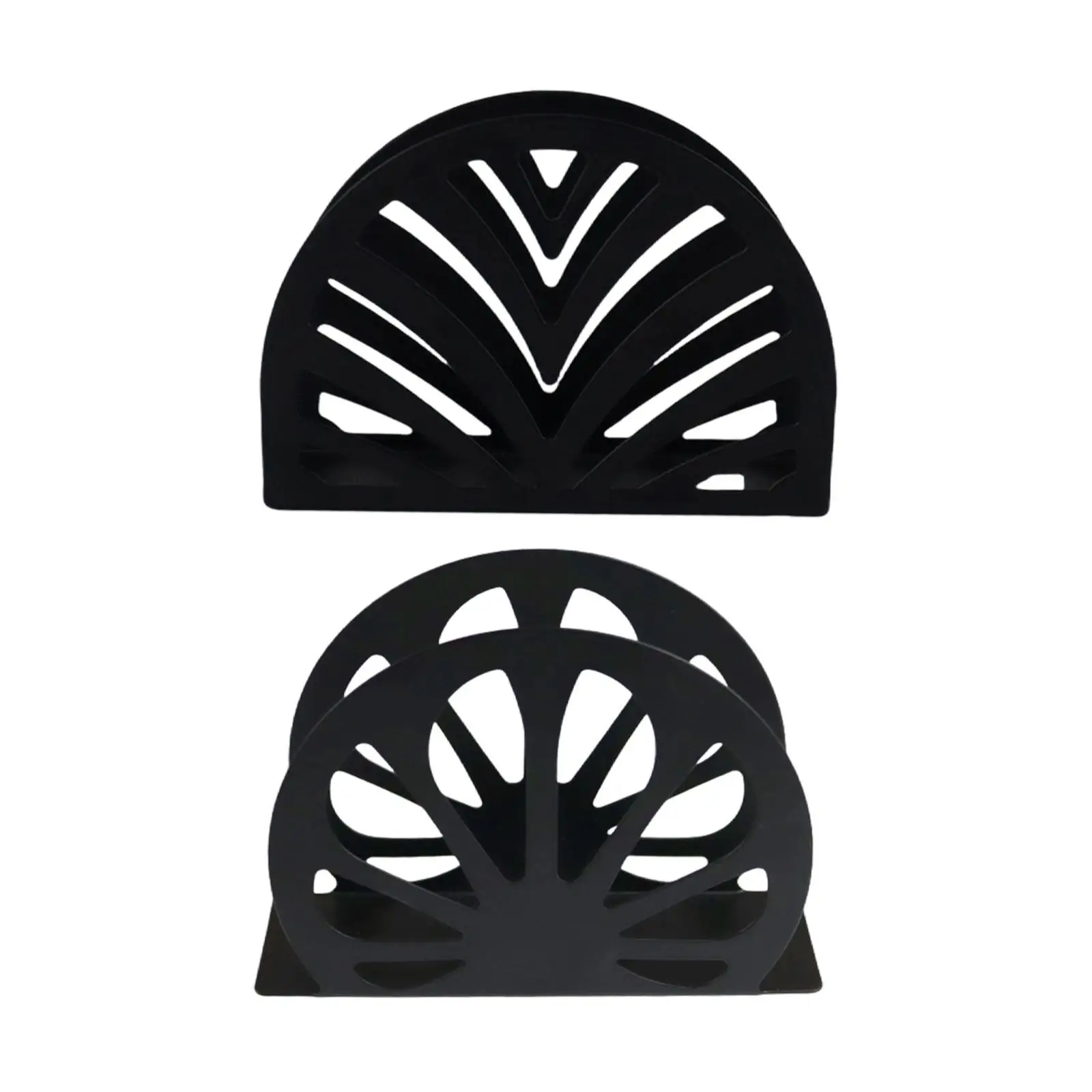 Fashionable Iron Napkin Holder Minimalist Centerpiece Tabletop Tissue Dispenser Vertical Stand for Home Restaurants Hotels