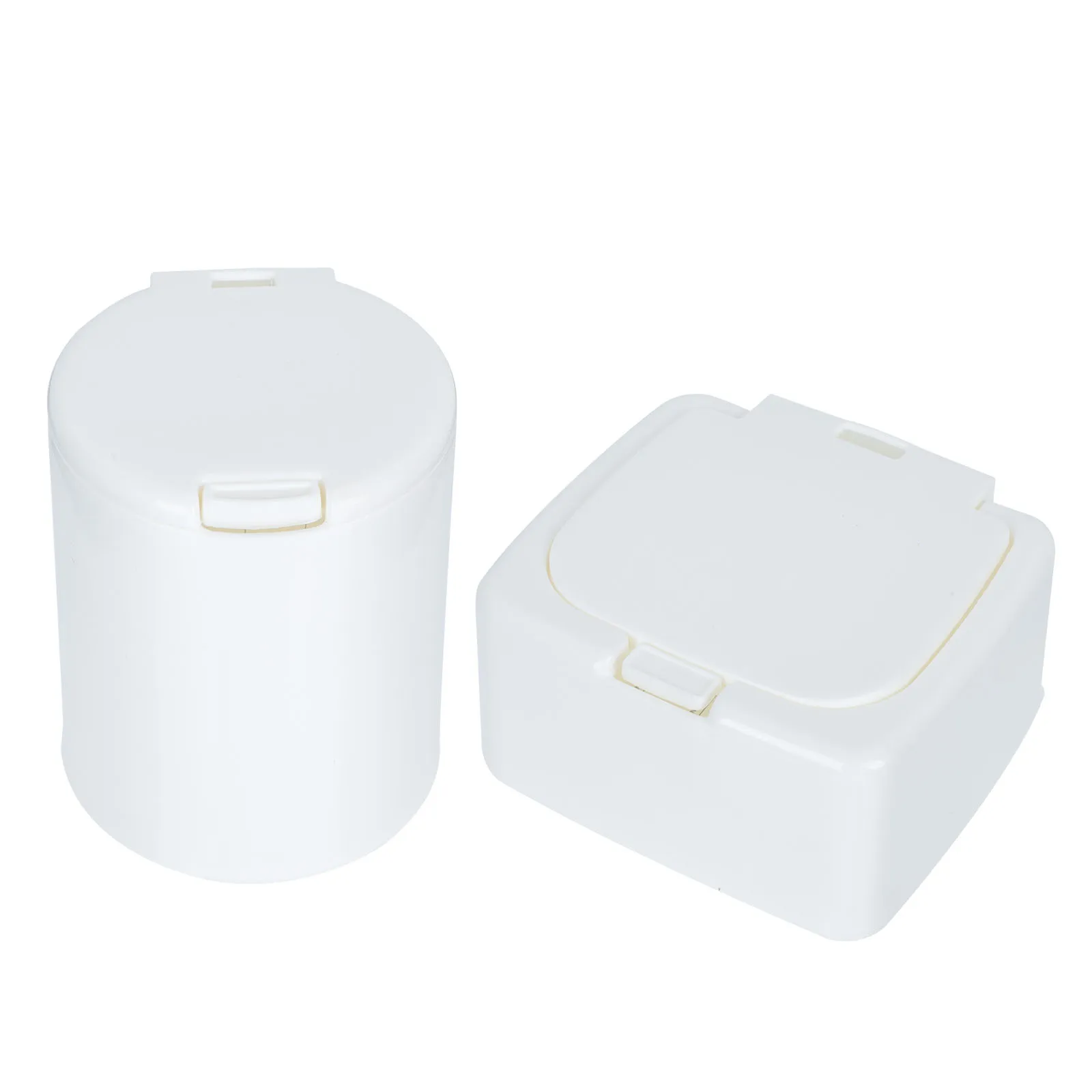 

Mini Storage Box Cotton Pads Swabs Home Container PP Material ganizer Vanity Bathroom Dresser Holder Small Items