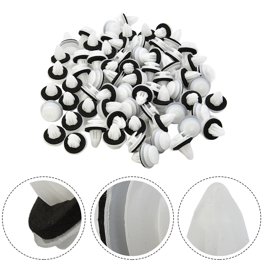 100Pcs Retaining Door Panel Clips Car Body Push Retainer Pin Bumper Clips Interior Fender Screw Rivet Interior Fender Screw