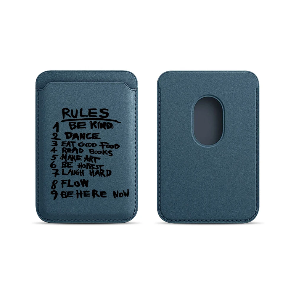 Rules Leder-Kartenetui Handyhülle Kartenhalter für Magnetische Hülle Geeignet für alle iPhones mit Magsafe-Kartenfunktion Rückseitentasche – Detail 11
