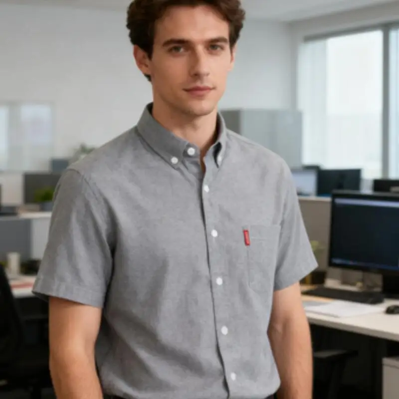 

Мужская одежда Мужская футболка Рубашка Деловая одежда Сорочки Y2K Повседневные рубашки Топы Летняя одежда Футболка для отдыха Оптовая продажа Новинка