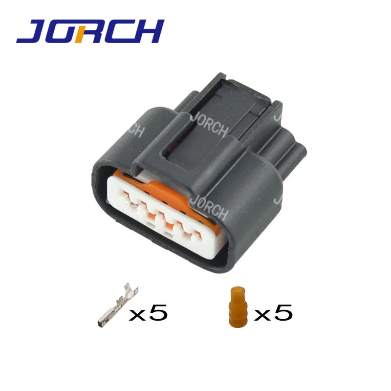 

5 Pin Waterproof Female Electrical Automotive Alternator Connectors Mitsubishi PK605-05027 DJ7052K-0.6-21