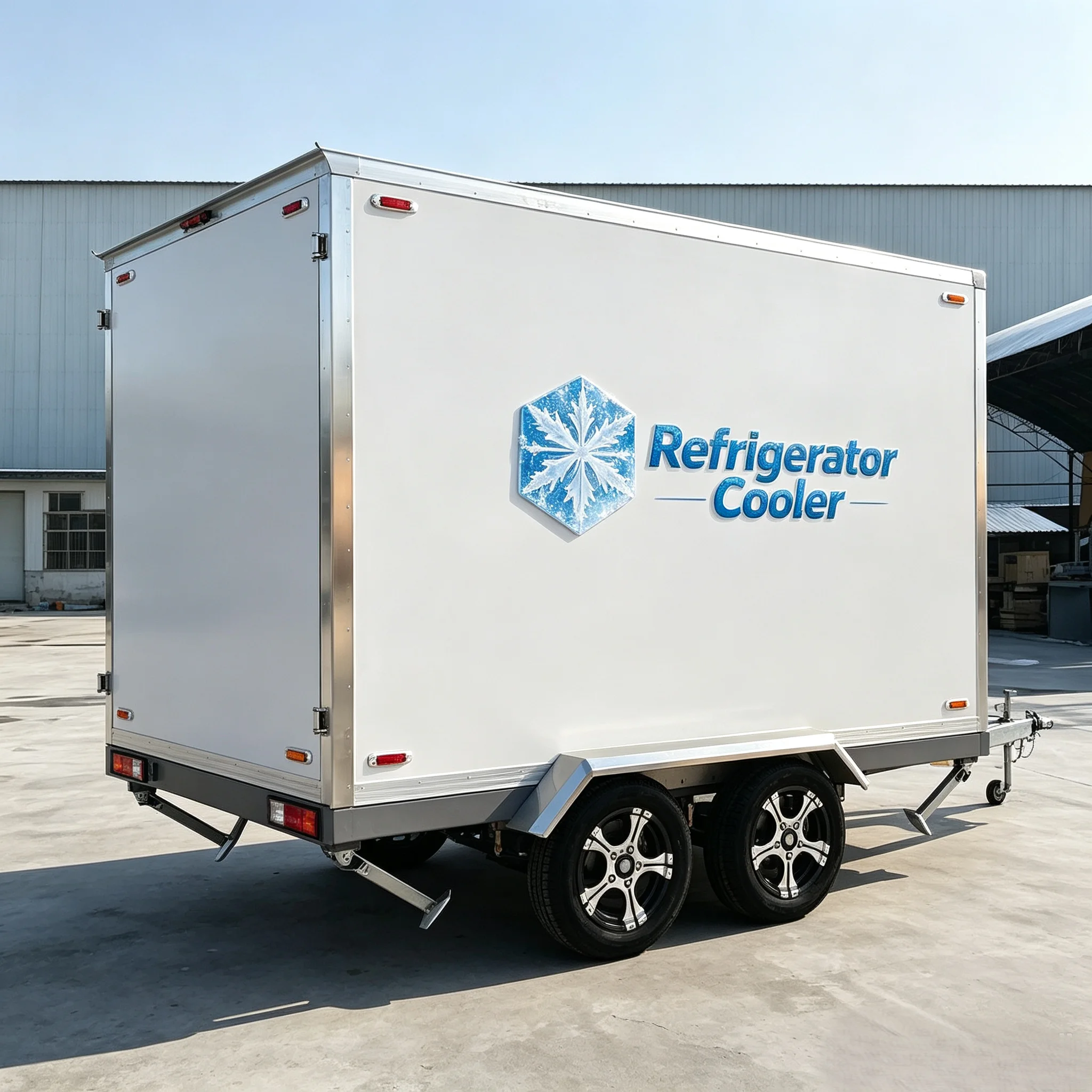 Refrigerated Trailer for Sale 3m Freezer Trailer Reefer Trailer Custom