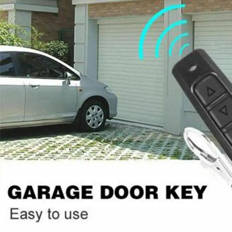 Garage Door Key Fob Programmable 4-Button Duplicator Gate Opener Electric Gate Remote Gate Openers Universal Garage Remote