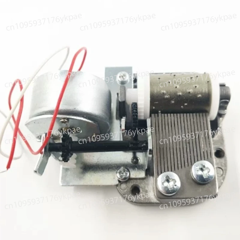 Handmade Electric Music Box Movement 3.0V Electric Motor + 24mm Rotating Small Turntable
