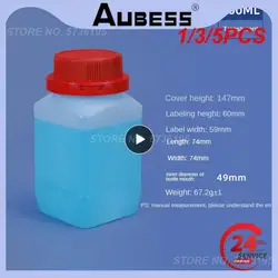 1/3/5PCS Empty Square Plastic Bottles Leakproof Liquid Storage container Food Grade HDPE bottles 60ML/100ML/250ML