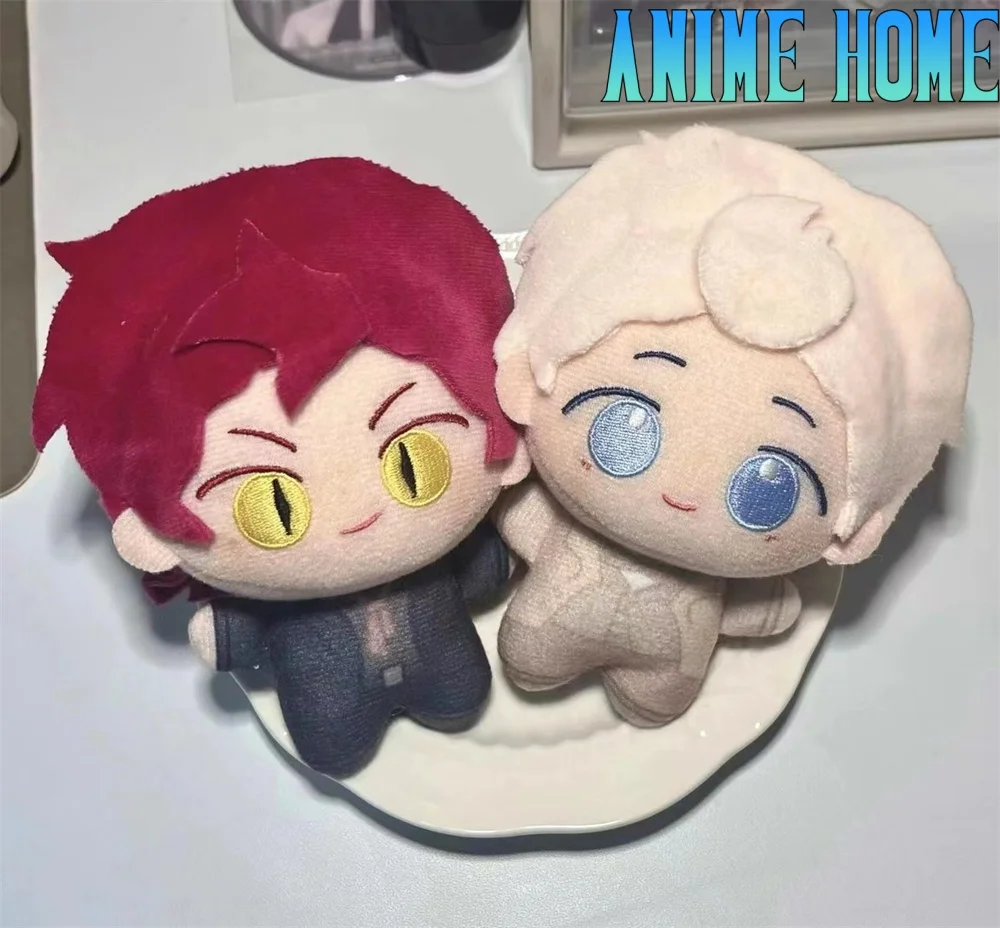 Good Omens Aziraphale Crowley Angle Demon Plushie 10cm Plush Doll Toy Stuffed Cute Cosplay Kids Gift