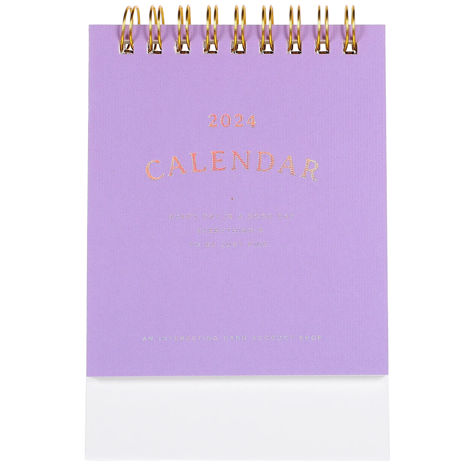 Desktop Calendar Thick Paper Coil Binding Tabletop Use Office Home Decor Monthly Planner 2024 Calendar Desk Accessories