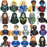Doctor Doom Marvel Legends Bricks For Toys Gifts Human Torch New Mini Action Figures Children Building Blocks For Party Gifts