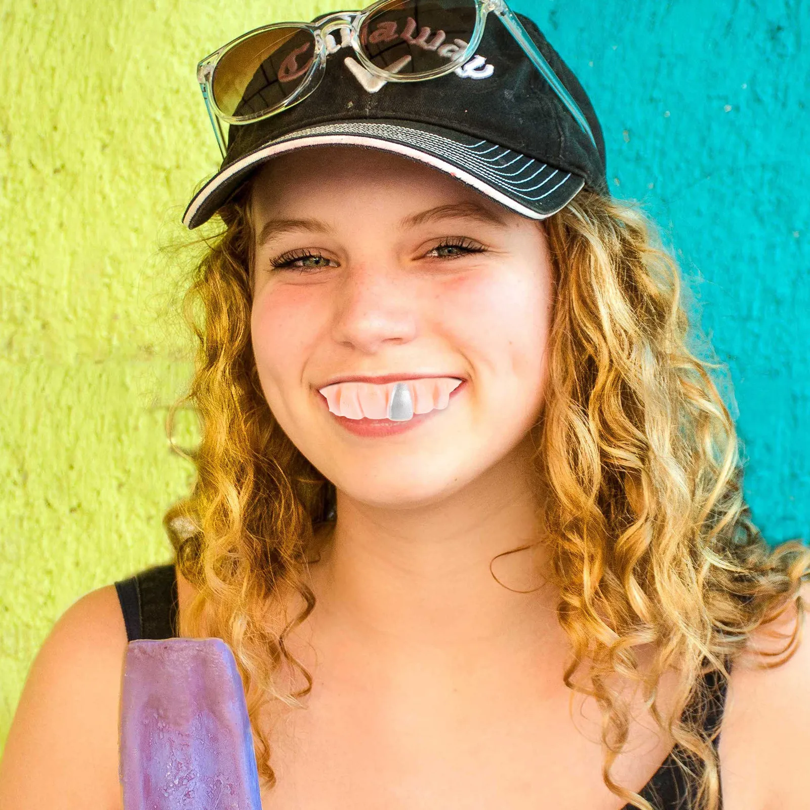 

5Pcs Prank Fake Teeth Gnarly Vampire Halloween Denture Christmas Costume Party Supplies Funny Wacky Artificial Teeth