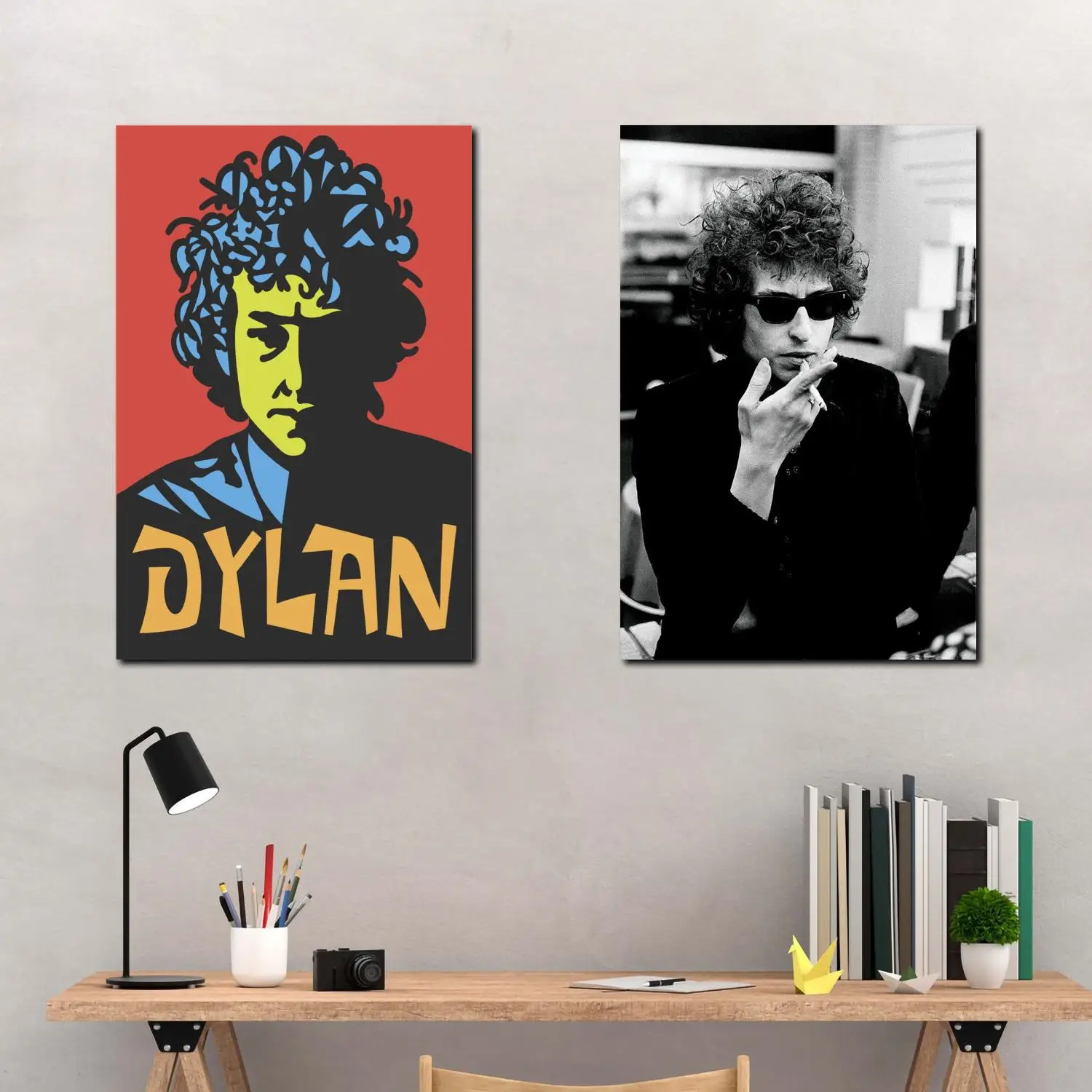 Bob Dylan Band Canvas Art Poster and Wall Art Picture Print Modern Family bedroom Decor Posters