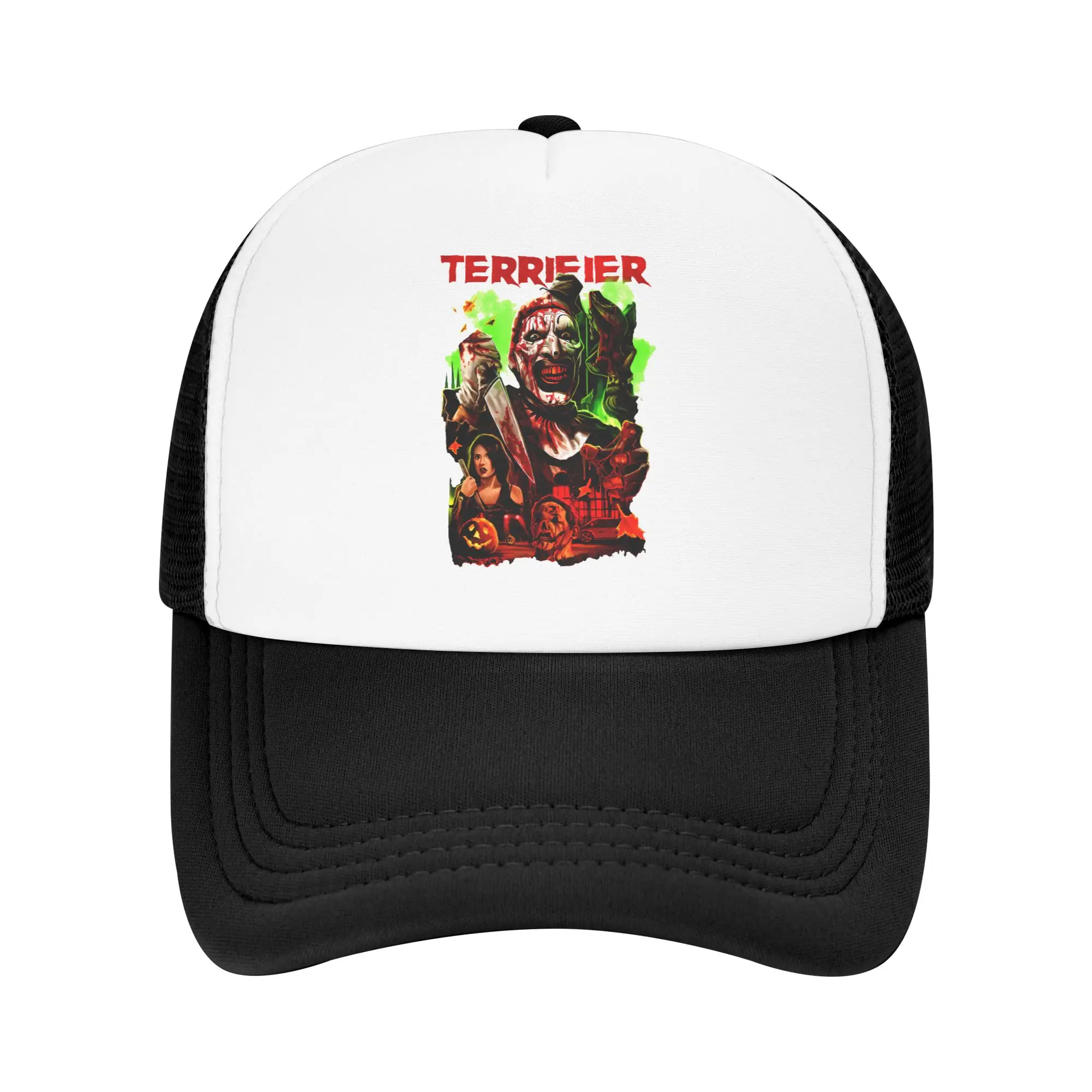 

Fashion Horror Clown Halloween Movie Terrifier Baseball Cap Men Women Adjustable Trucker Hat Outdoor Snapback Dad Hat