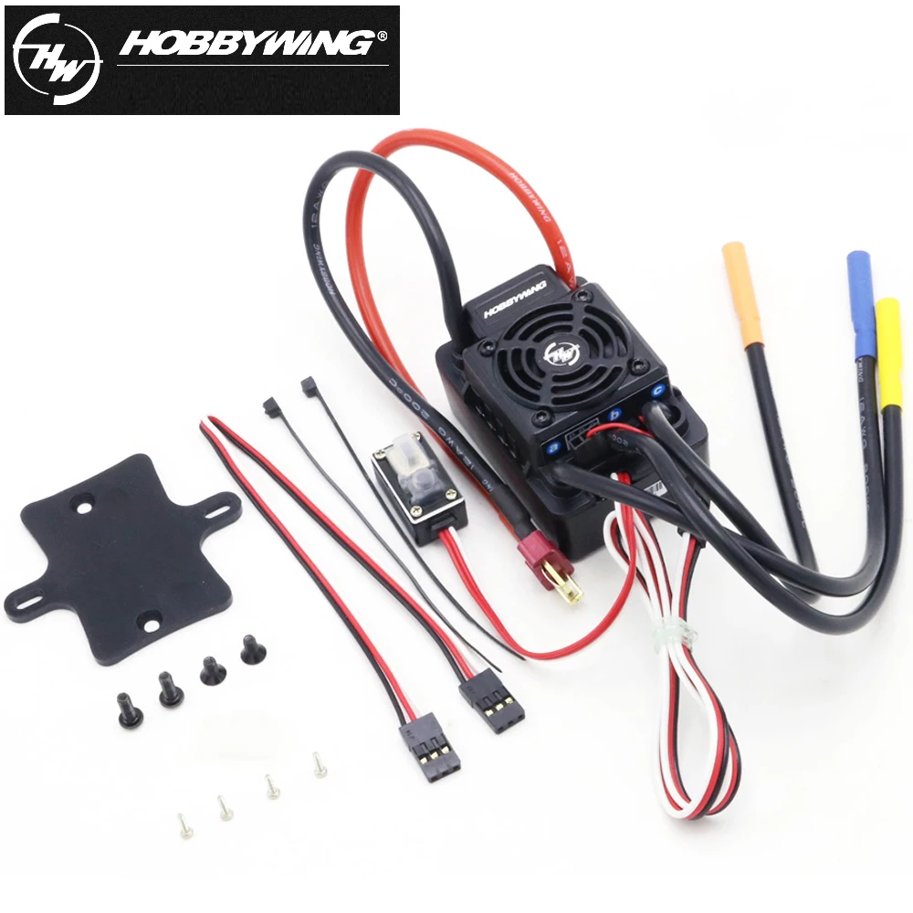 

Hobbywing EZRUN WP-SC8 120A 2-4S Sensorless Brushless ESC Speed Control 6V/3A Switchable BEC For 1/8 1/10 SCT 4WD Buggy Truggy