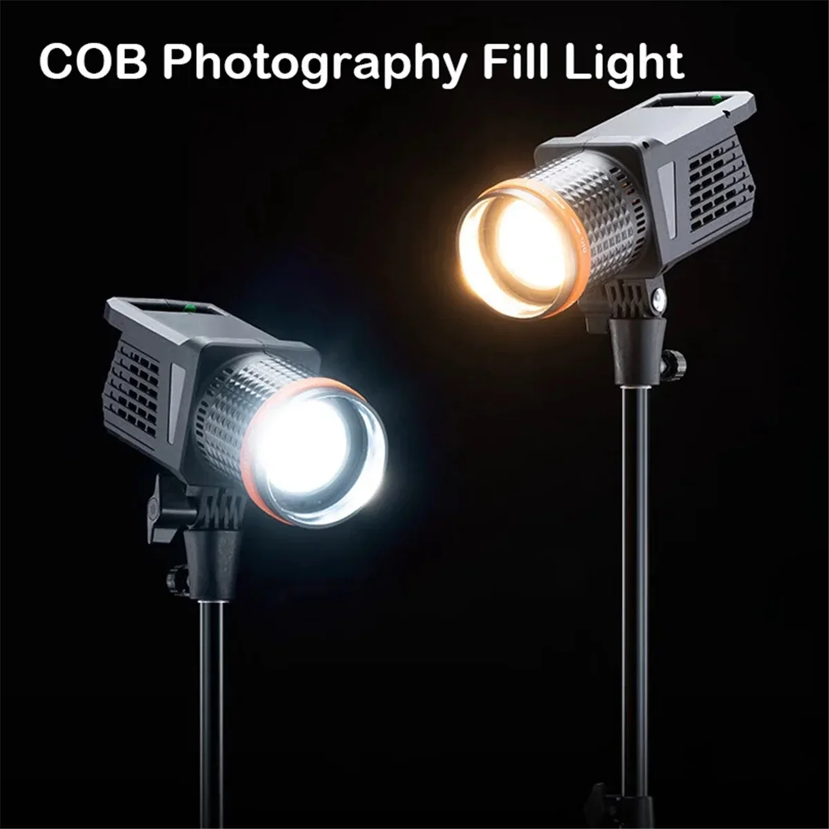 

X-T A04R-40W Photography LED Video Light 3000k-6000k Daylight-Balanced Sun Lamp for Portrait Flash Studio Live EU-PLUG