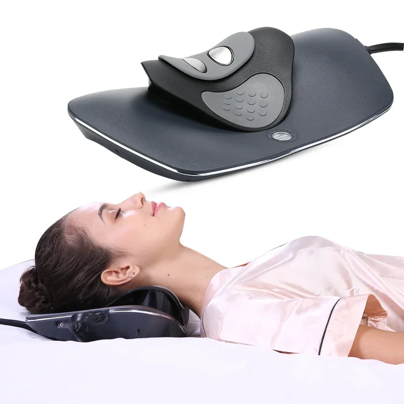 Electric Neck And Back Massager Pillow EMS Neck Traction Massager Pain Relief Shiatsu Massage Machine