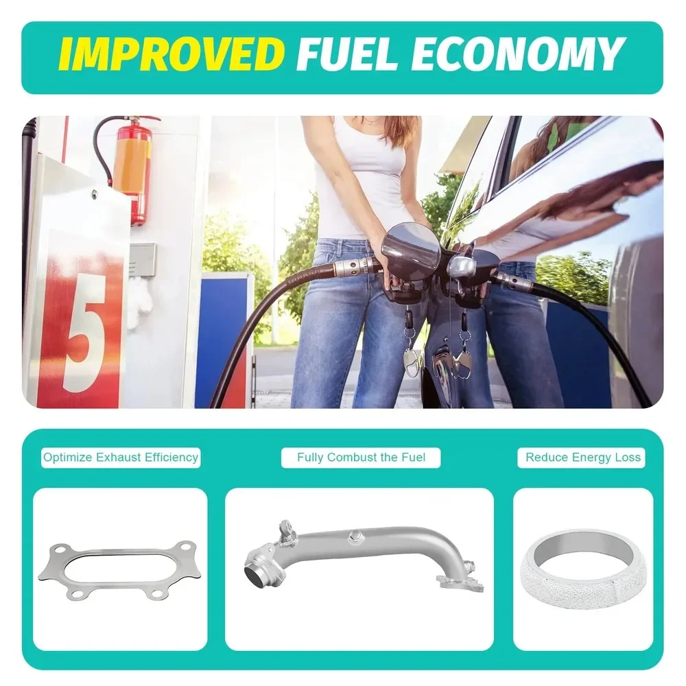 1Set Kit collettore scarico auto per Honda Civic FG1 FA1 1.8L R18A1 2006 -2011 Robusto